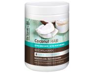 Hydratan maska pre krehk a such vlasy Dr. Sant Coconut - 1000 ml