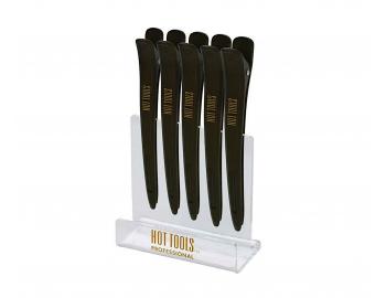 Klipsy do vlasov Hot Tools Hair Clips - 12 cm, ierne, 5 ks
