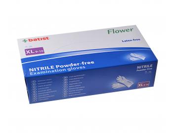 Jednorazov nitrilov rukavice Batist Flower Premium 100 ks - XL