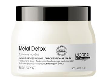 Rad pre farben a pokoden vlasy LOral Professionnel Serie Expert Metal Detox - maska - 500 ml
