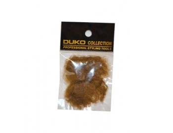 Sieka na vlasy s gumikou Duko 4201 jemn - 3ks, svetl