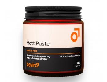 Zmatujci pasta na vlasy so strednou fixciou Beviro Matt Paste Medium Hold - 100 g