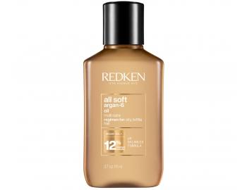 Vyivujca olejov kra pre such a krehk vlasy Redken All Soft Argan-6 Oil - 111 ml