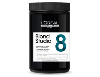 Zosvetujci pder s Pro-Keratnom Loral Blond Studio 8 Multi-Techniques - 500 g