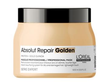 Maska pre vemi pokoden vlasy Loral Professionnel Serie Expert Absolut Repair Golden - 500 ml