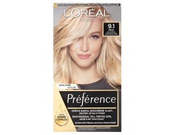 Permanentn farba Loral Prfrence 9.1 vemi svetl popolav blond