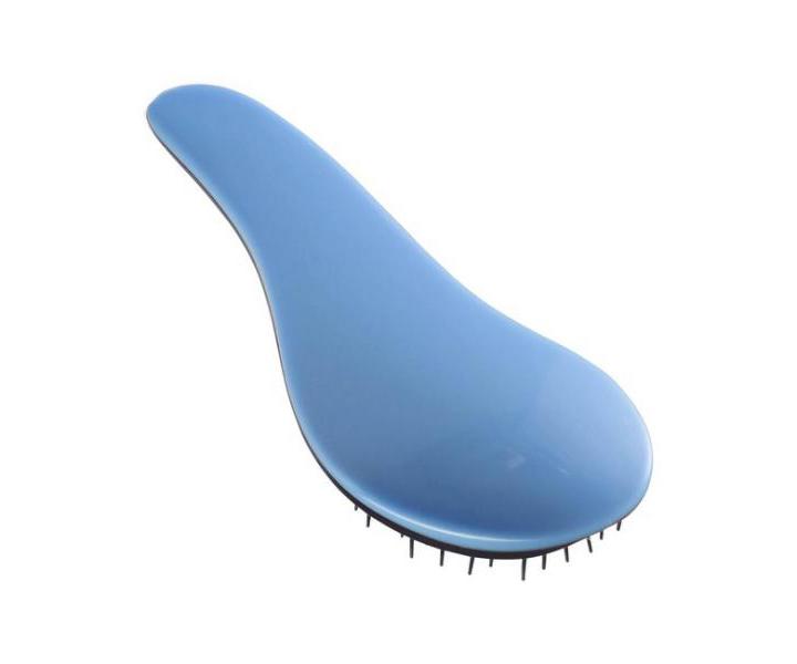Kefa na vlasy Detangler Brush - modro-ierna