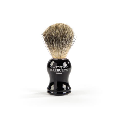 E-shop Štetka na holenie Sibel Barburys Grey Silhouette - čierna (0000606; 0002321) + darček zadarmo