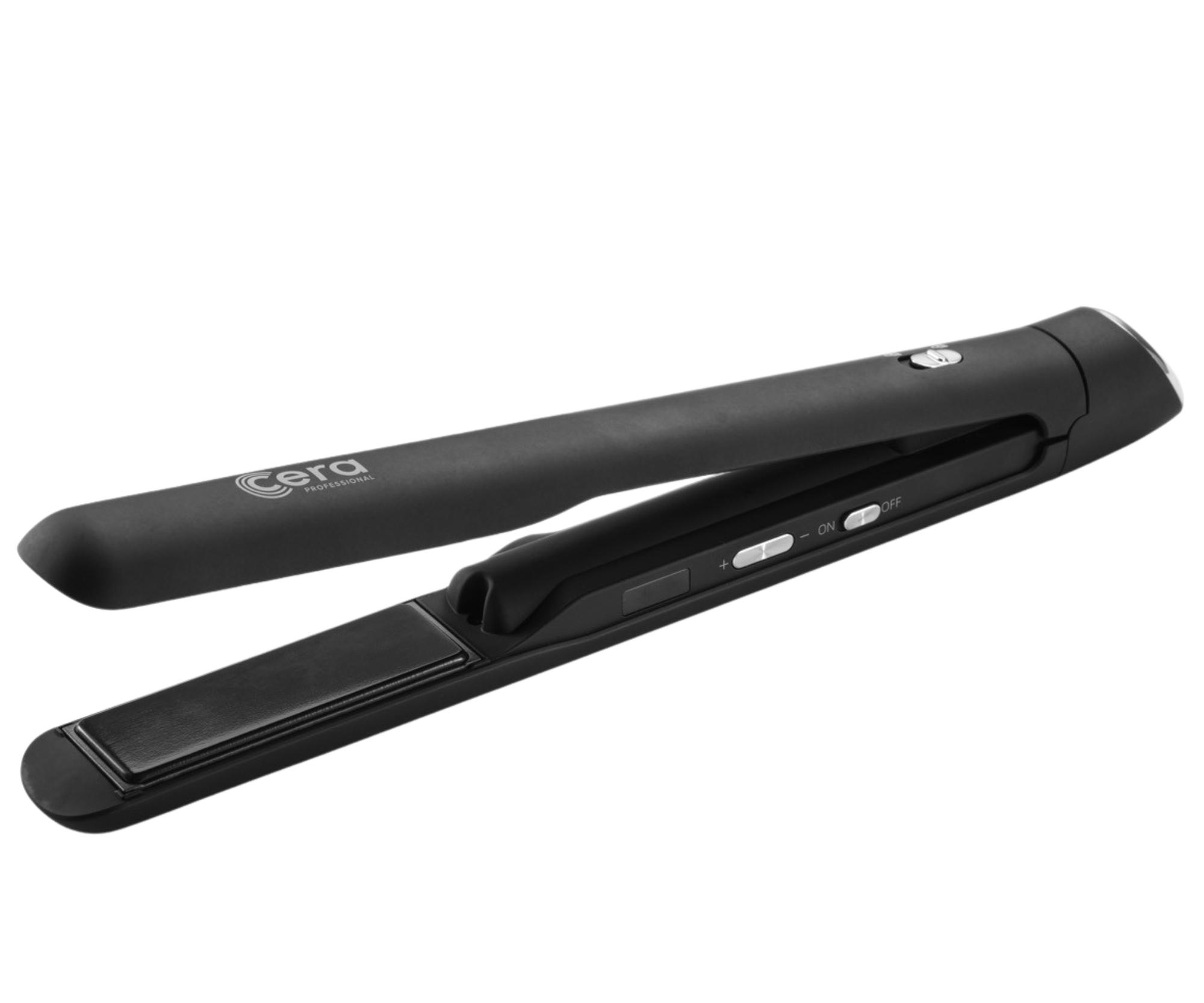 E-shop Profesionálna nabíjacia žehlička na vlasy Cera Cordless Straightener - čierna (32403) + darček zadarmo