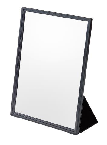 E-shop Skladacie kadernícke zrkadlo Sibel i-mirror čierne - 23,3 x 31,8 cm (0130740) + darček zadarmo