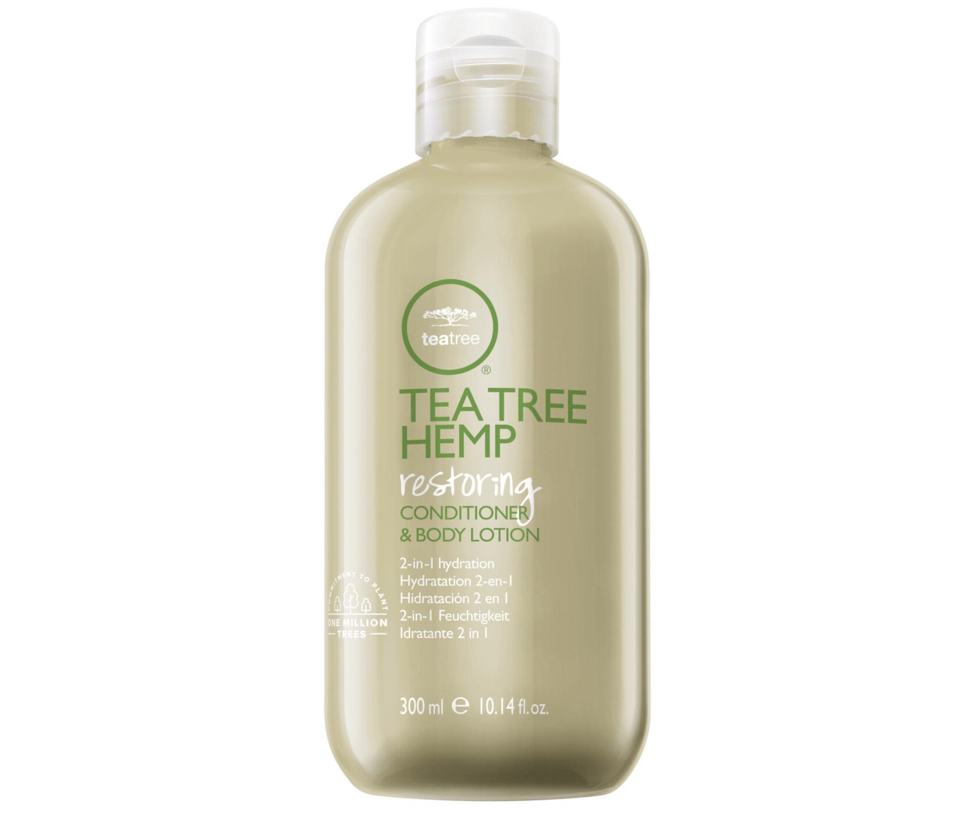 E-shop Regeneračný kondicionér a telové mlieko s konopným olejom Paul Mitchell Tea Tree Hemp - 300 ml + darček zadarmo