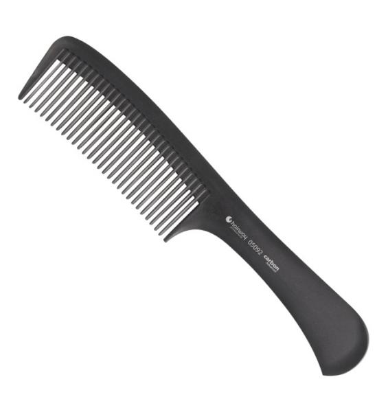 E-shop Karbónový hrebeň na vlasy s rukoväťou Hairway 05092 - 22,5 cm