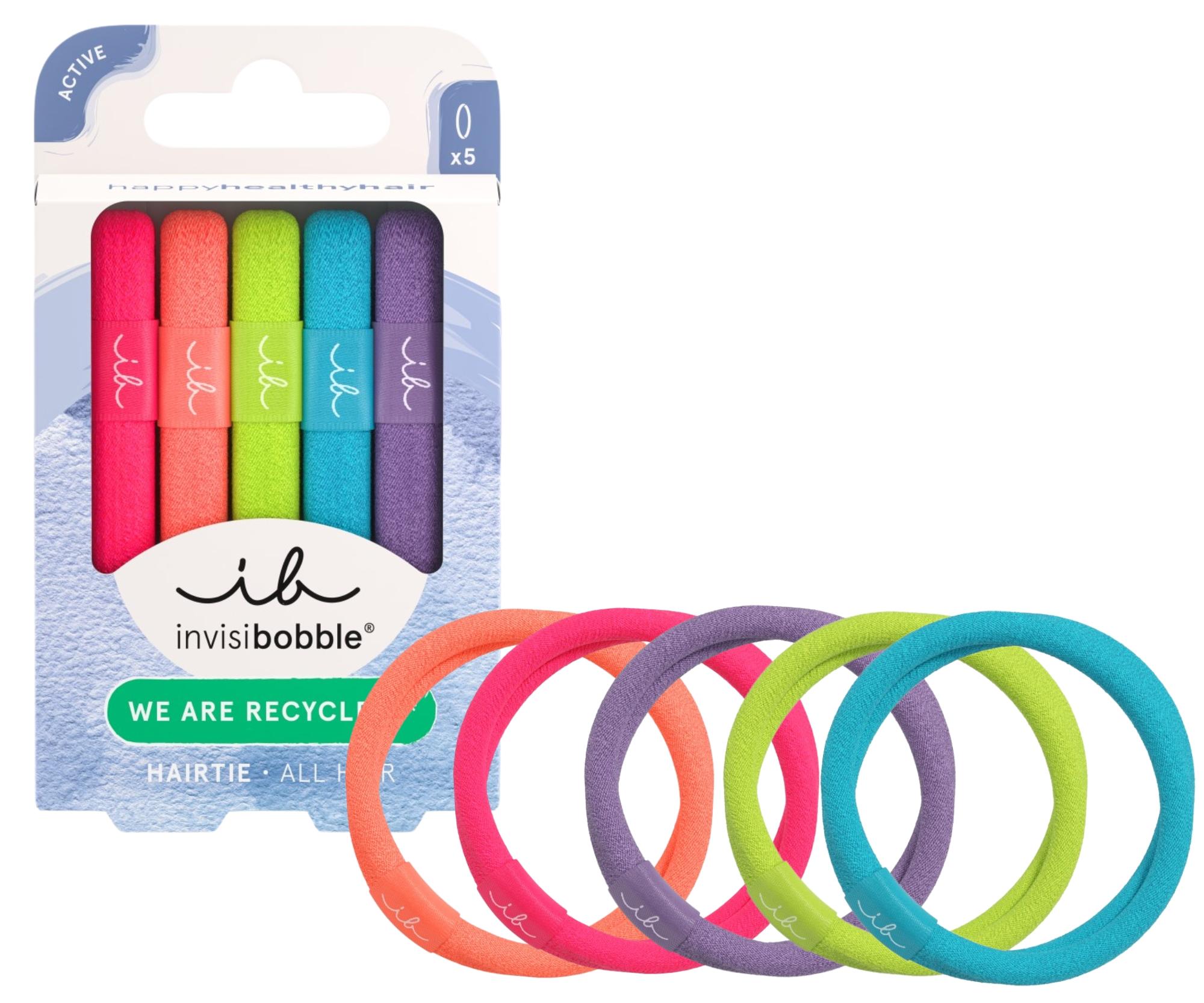 E-shop Gumičky do vlasov Invisibobble Hair Tie Neon Glow - 5 ks + darček zadarmo