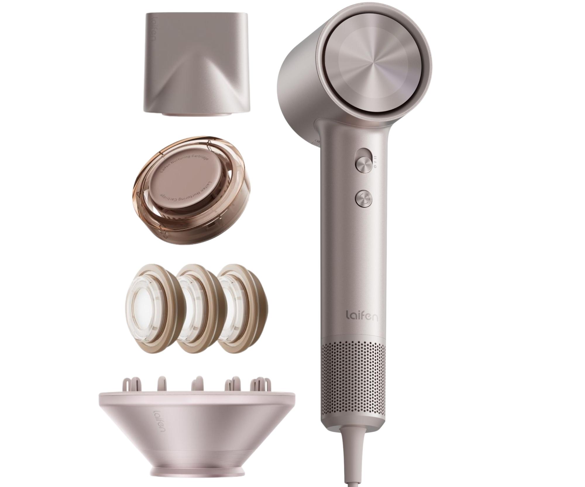 E-shop Profesionálny fén na vlasy Laifen Swift 4 Polished Platinum - 1600 W, platinový zlatý + darček zadarmo