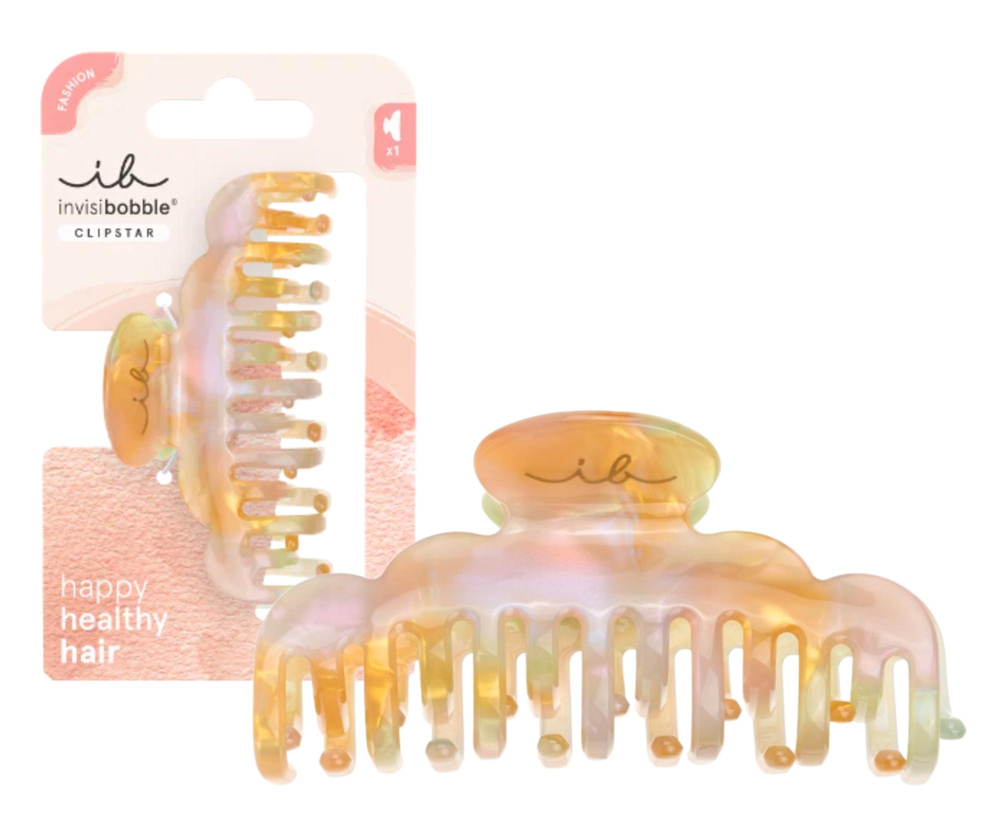 Škripec do vlasov Invisibobble Clipstar M Pastel Prism - dúhovo perleťový + darček zadarmo