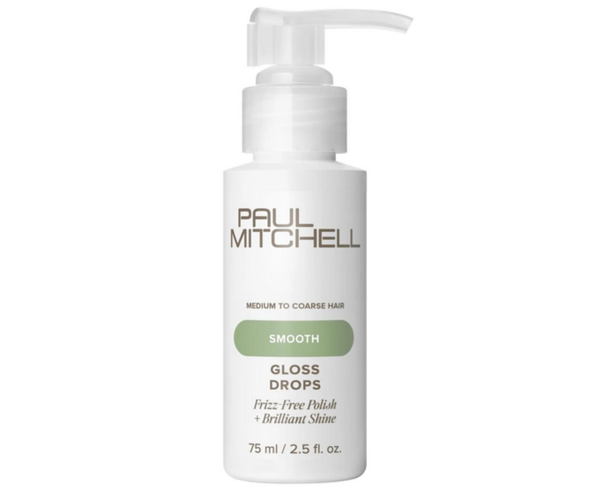 E-shop Sérum pre žiarivý lesk a uhladenie stredne hrubých až hrubých vlasov Paul Mitchell Smooth Gloss Drops - 75 ml + darček zadarmo