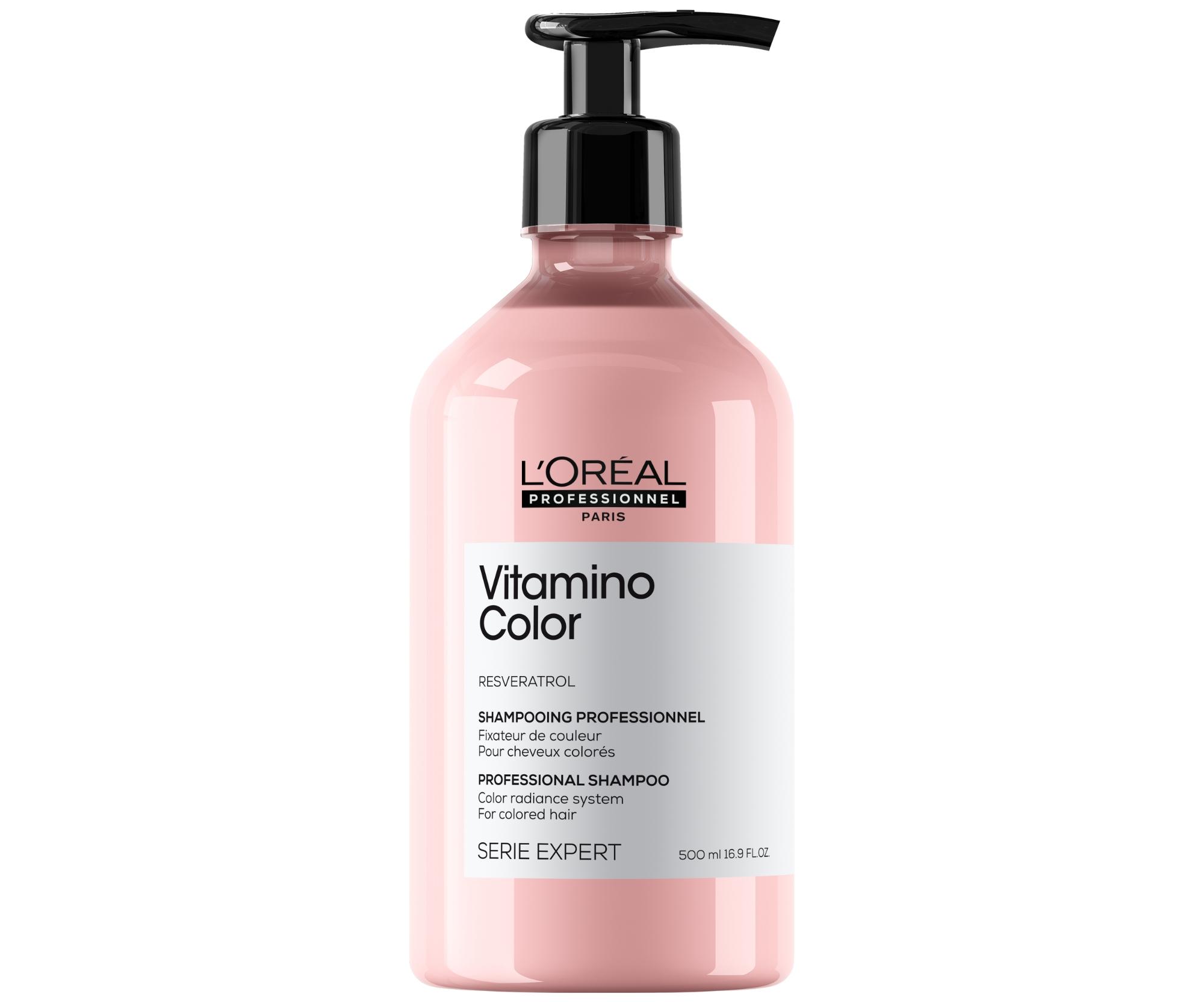 E-shop Šampón pre žiarivú farbu vlasov Loréal Professionnel Serie Expert Vitamino Color - 500 ml - L’Oréal Professionnel + darček zadarmo