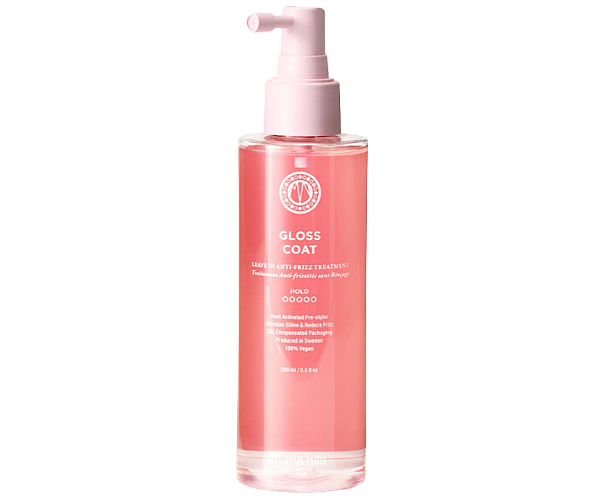 E-shop Tepelne aktivovaný uhladzujúci termoochranný sprej Maria Nila Gloss Coat Leave In Anti-Frizz Treatment - 200 ml + darček zadarmo