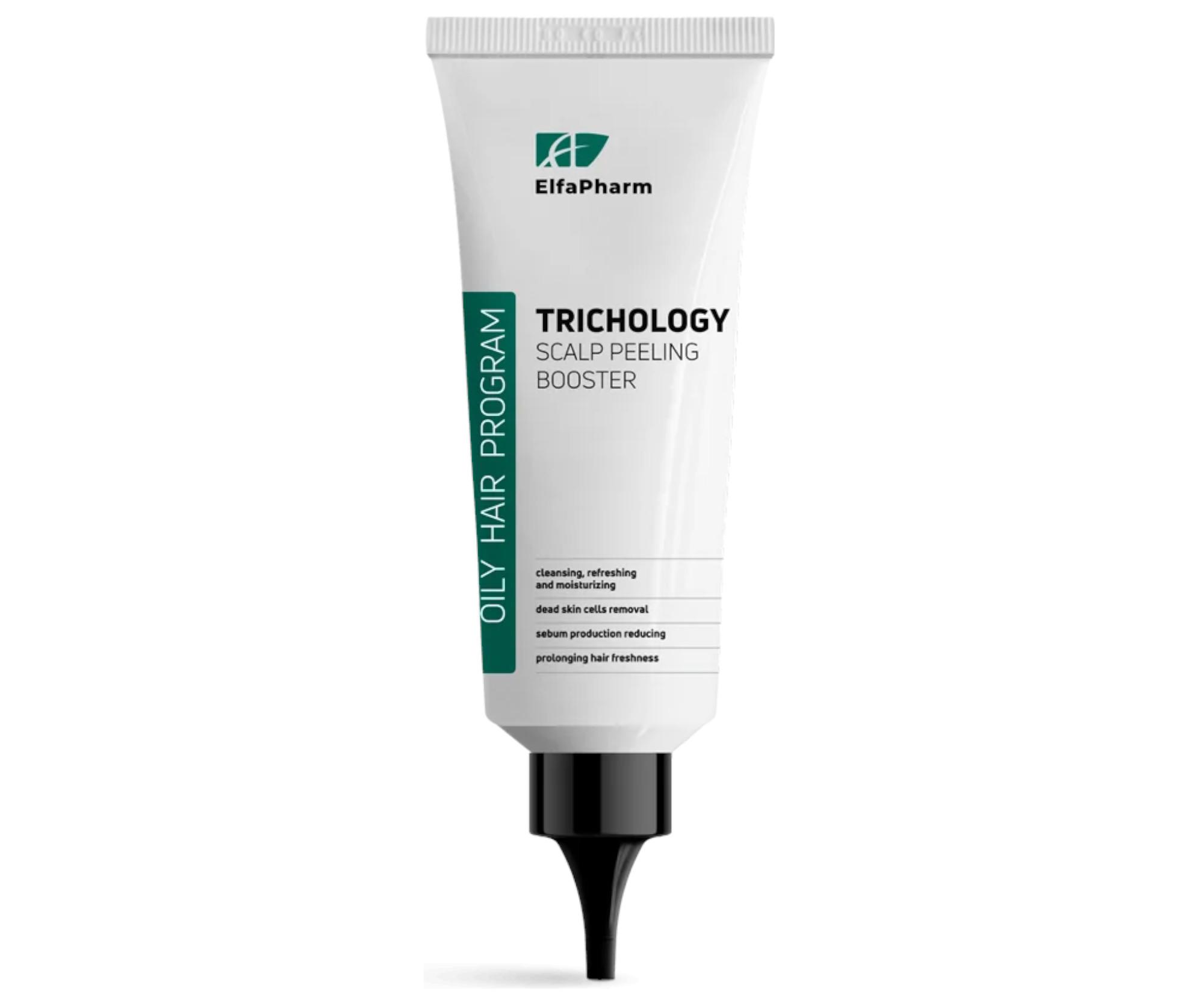 E-shop Trichologický peelingový booster pre mastnú vlasovú pokožku Elfa Pharm Trichology Scalp Peeling Booster - 100 ml + darček zadarmo