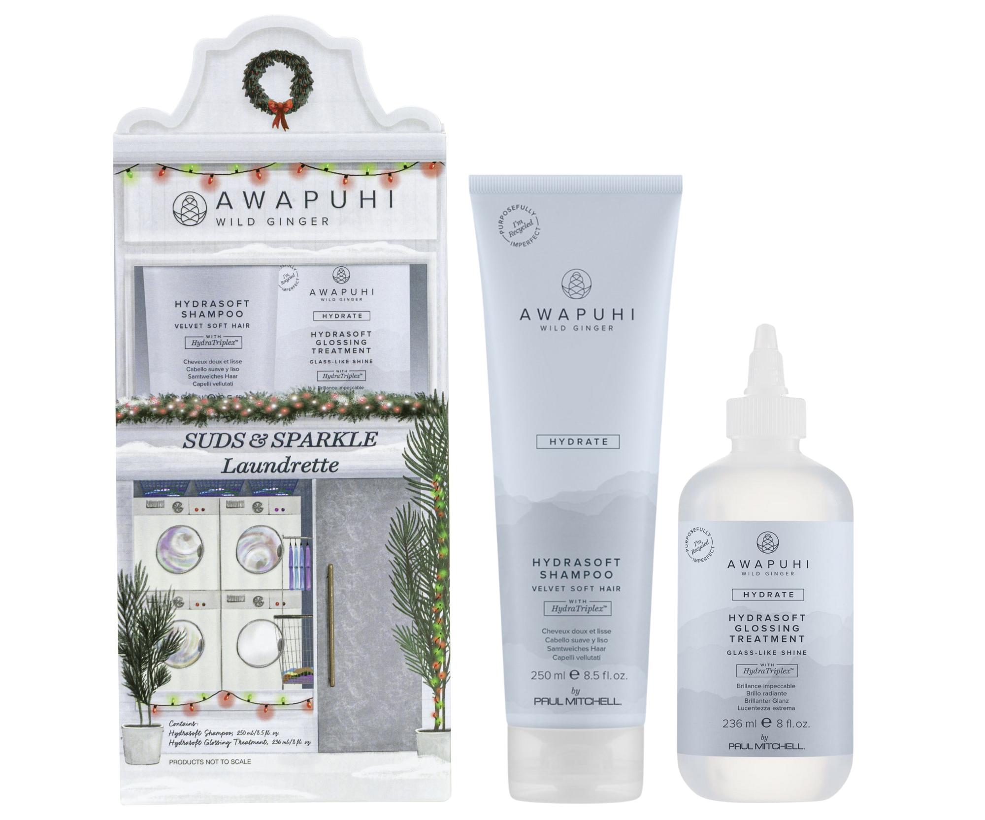 E-shop Darčeková sada pre hydratáciu a lesk vlasov Paul Mitchell Awapuhi Wild Ginger Hydrasoft Duo + darček zadarmo