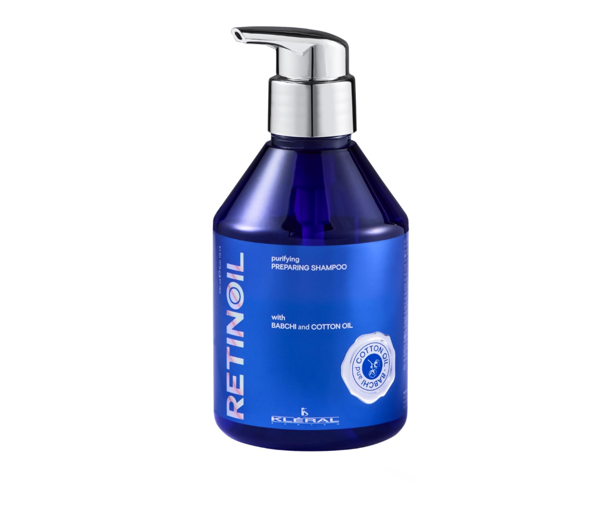 E-shop Šampon pre suché, unavené a namáhané vlasy Kléral System Retinoil Purifying Preparing Shampoo - 300 ml + darček zadarmo