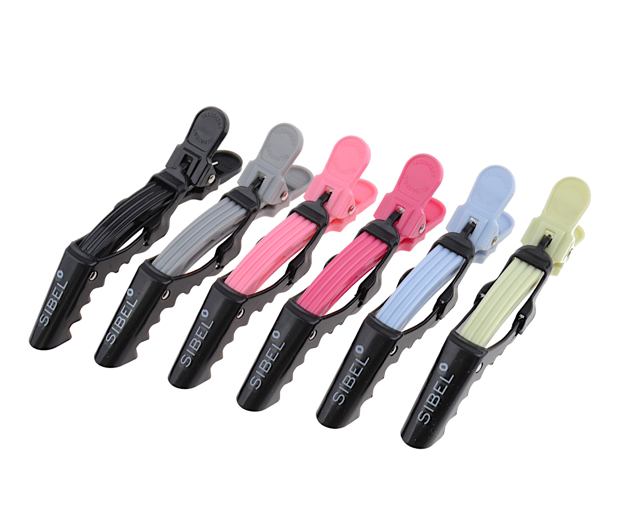 E-shop Klipsy do vlasov Sibel Gator - 11 cm, farebné, 6 ks (934097260) + darček zadarmo