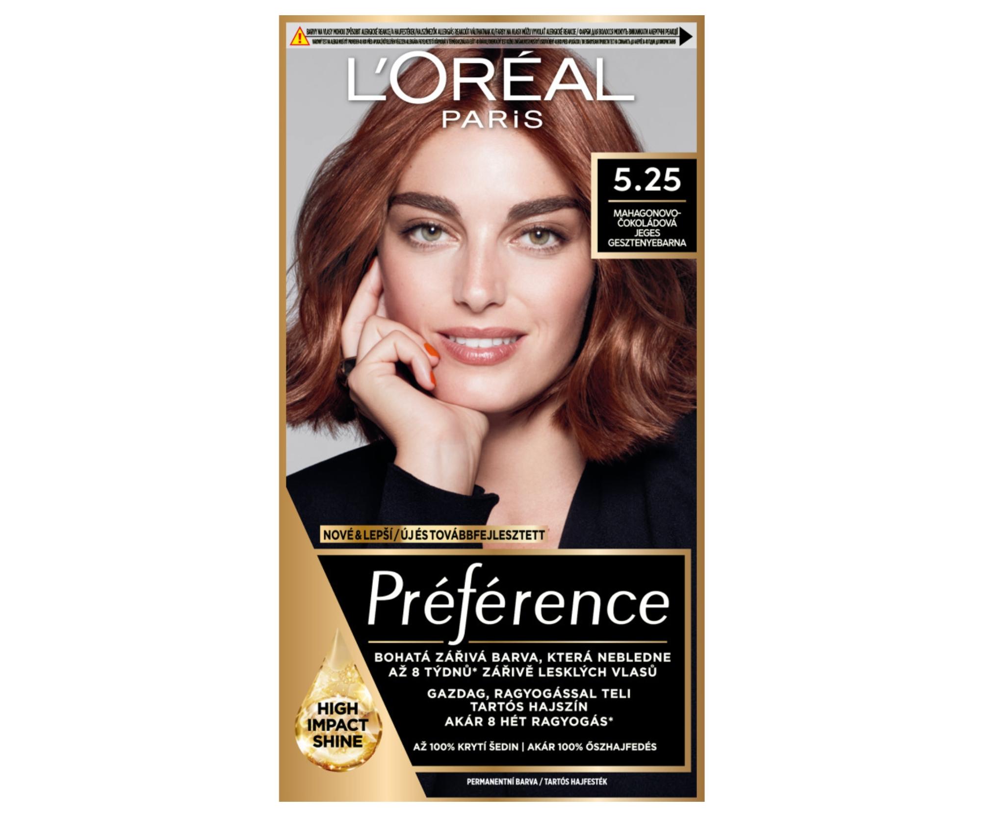 E-shop Permanentná farba Loréal Préférence 5.25 ľadová hnedá - L’Oréal Paris + darček zadarmo