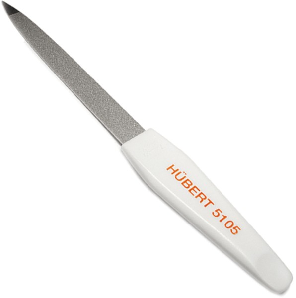 E-shop Zafírový špicatý pilník na nechty Hairway "5", biely - 148 mm (11505)