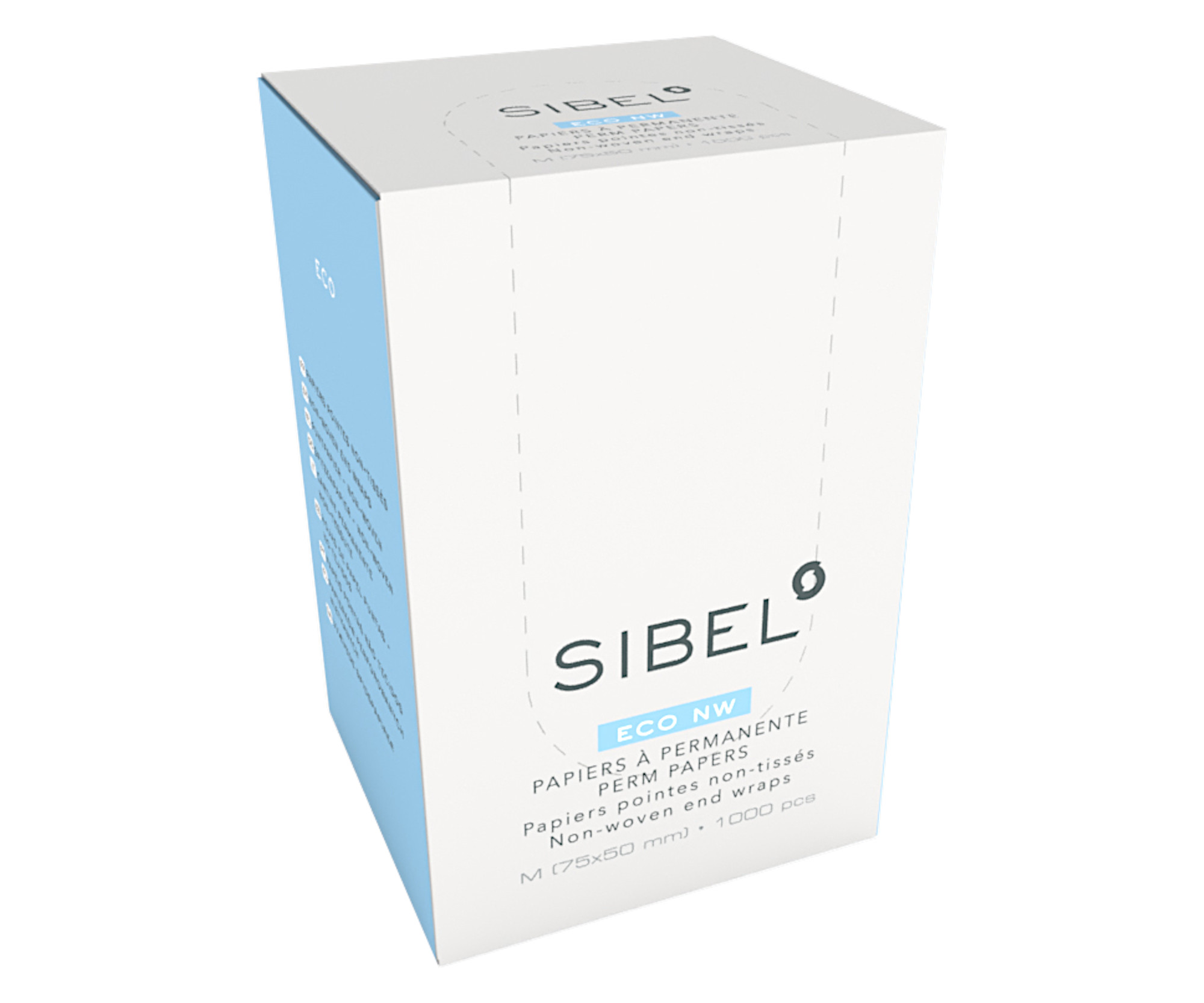 E-shop Papieriky na trvalú z netkanej textílie Sibel Eco, 75 x 50 mm - 1000 ks (4480300)