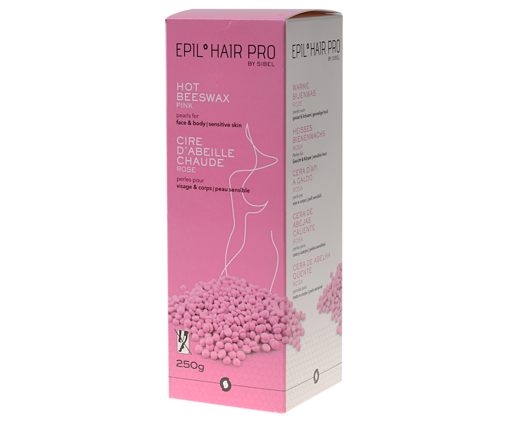 E-shop Depilačný vosk na telo a tvár Sibel Beeswax Pearls - 250 g (7410434) + darček zadarmo