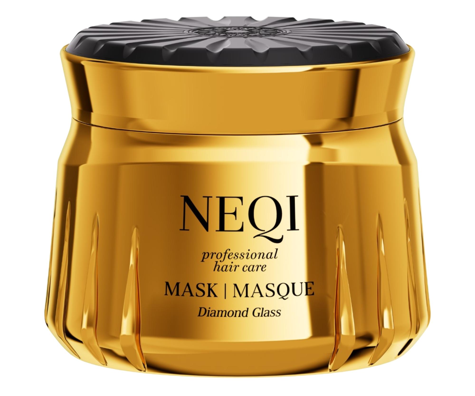 E-shop Maska pre lesk všetkých typov vlasov Neqi Diamond Glass Mask - 250 ml + darček zadarmo