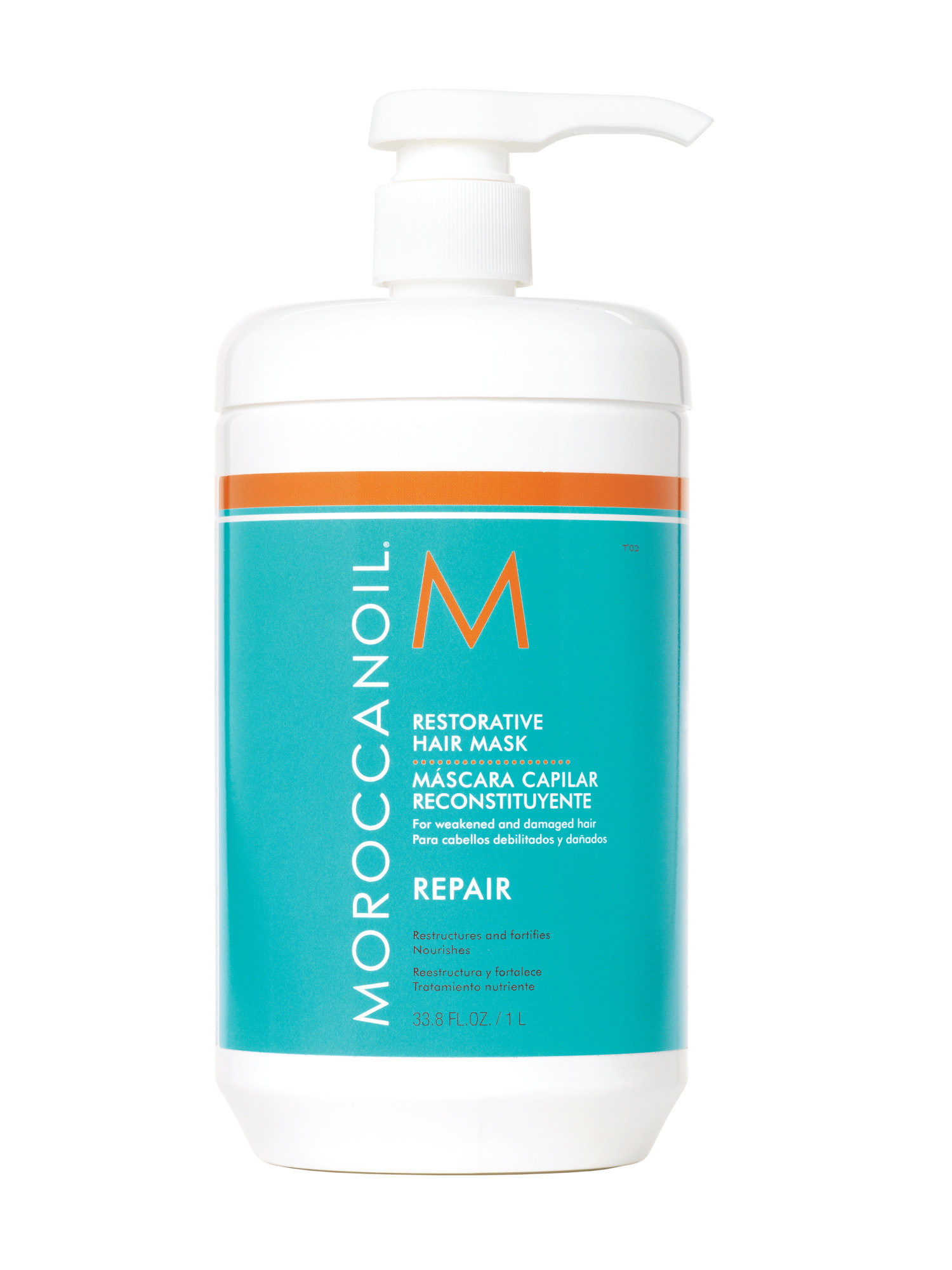 E-shop Obnovujúci maska pre oslabené a poškodené vlasy Moroccanoil Repair - 1000 ml + darček zadarmo