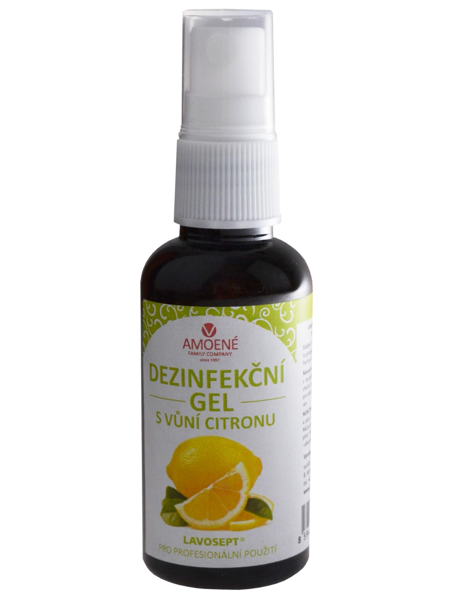 E-shop Dezinfekcia na koži Amoené Lavosept Gel - citron- 50 ml (0131C4M050) + darček zadarmo
