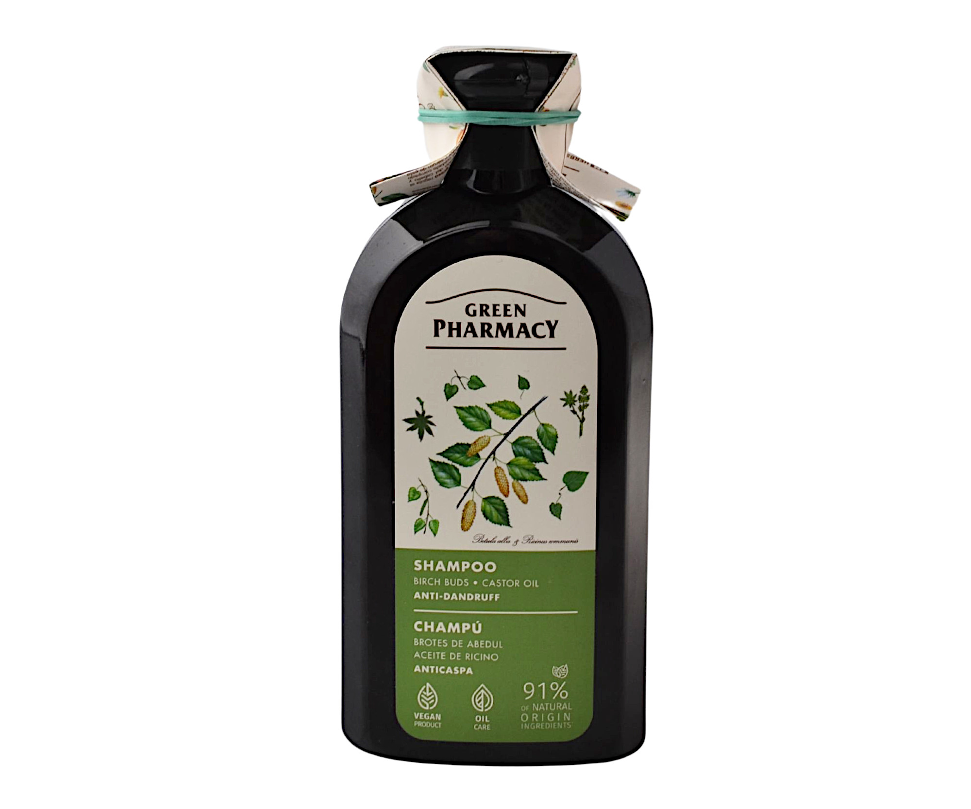 E-shop Šampón proti lupinám s ricínovým olejom Green Pharmacy - 350 ml
