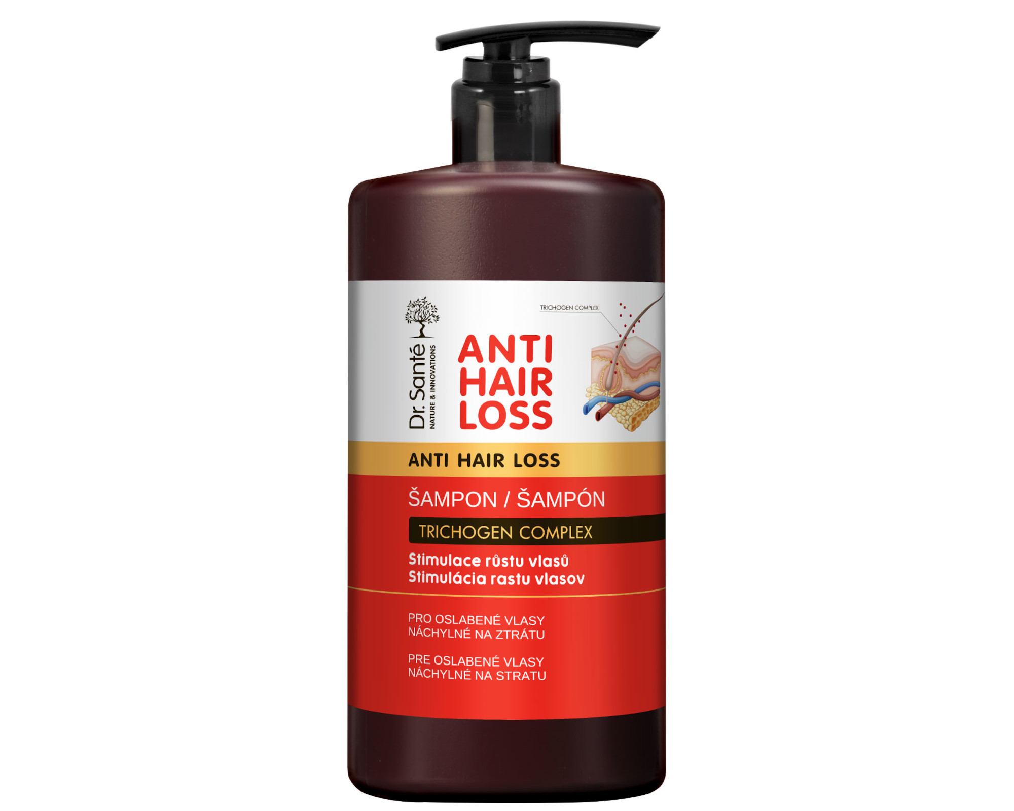 E-shop Šampón proti vypadávaniu vlasov Dr. Santé Anti Hair Loss - 1000 ml + darček zadarmo