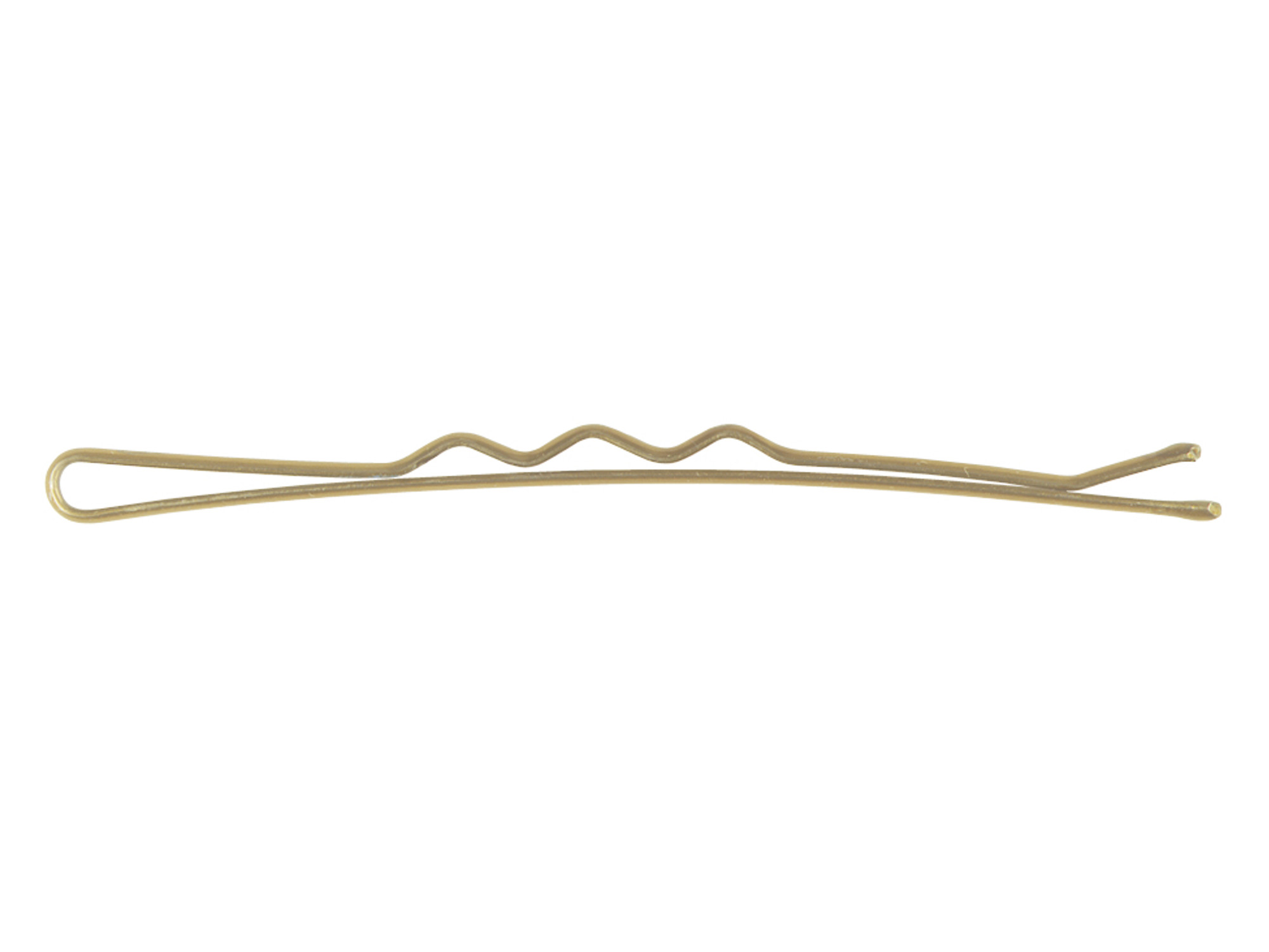 E-shop Vlnitá sponka Sibel Wavy - 7 cm, zlatá - 500 g (9400071-52) + darček zadarmo