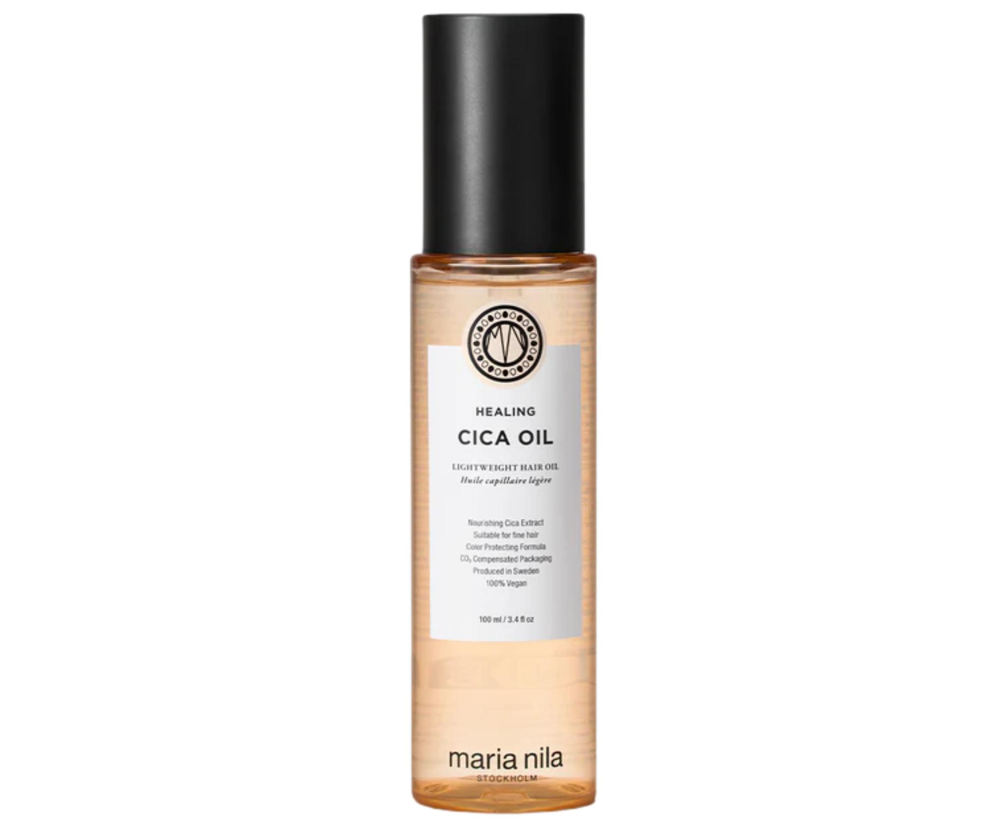 E-shop Ľahký olej pre lesk a posilnenie jemných vlasov Maria Nila Healing Cica Oil - 100 ml + darček zadarmo