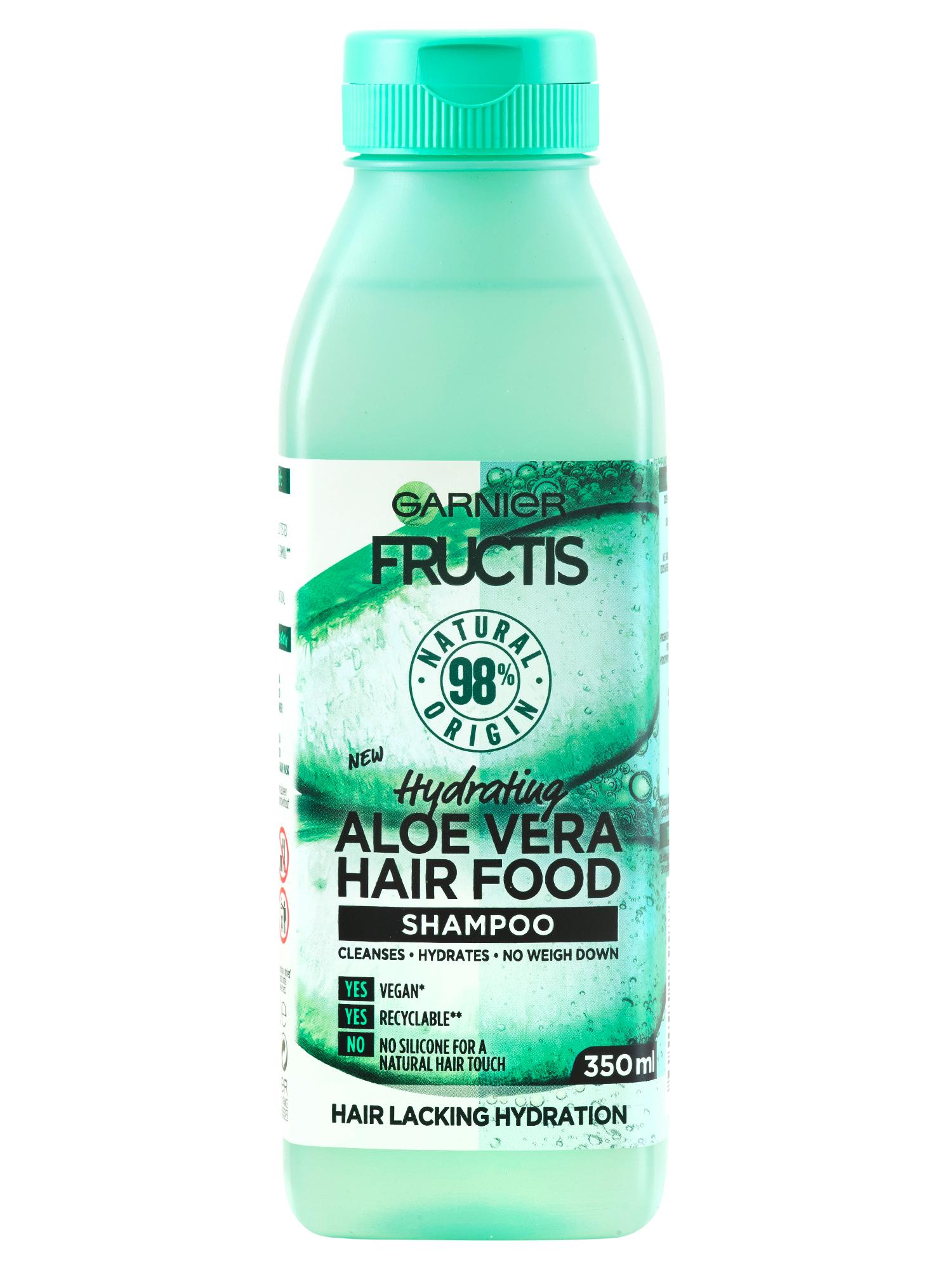 E-shop Hydratačný šampón pre normálne a suché vlasy Garnier Fructis Aloe Vera Hair Food - 350 ml + darček zadarmo