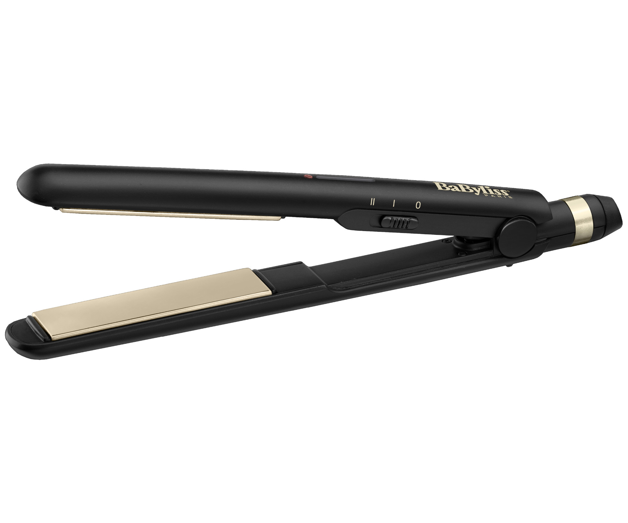 E-shop Žehlička na vlasy BaByliss Ceramic Straight 230 ST089E - čierna/zlatá + darček zadarmo