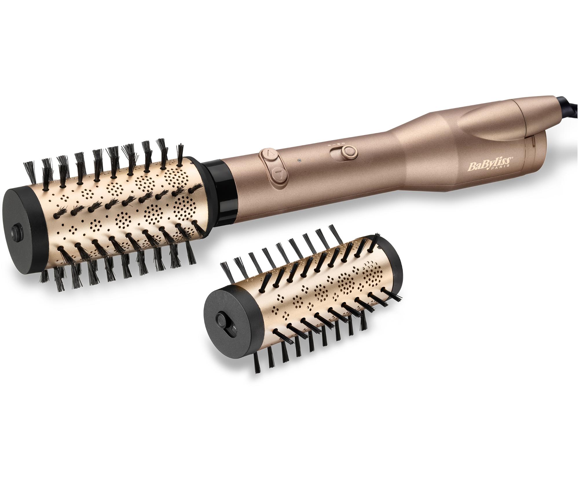 E-shop Teplovzdušná rotačná kefa BaByliss Volumised Blow - Dry AS952E - 650 W, zlatý + darček zadarmo