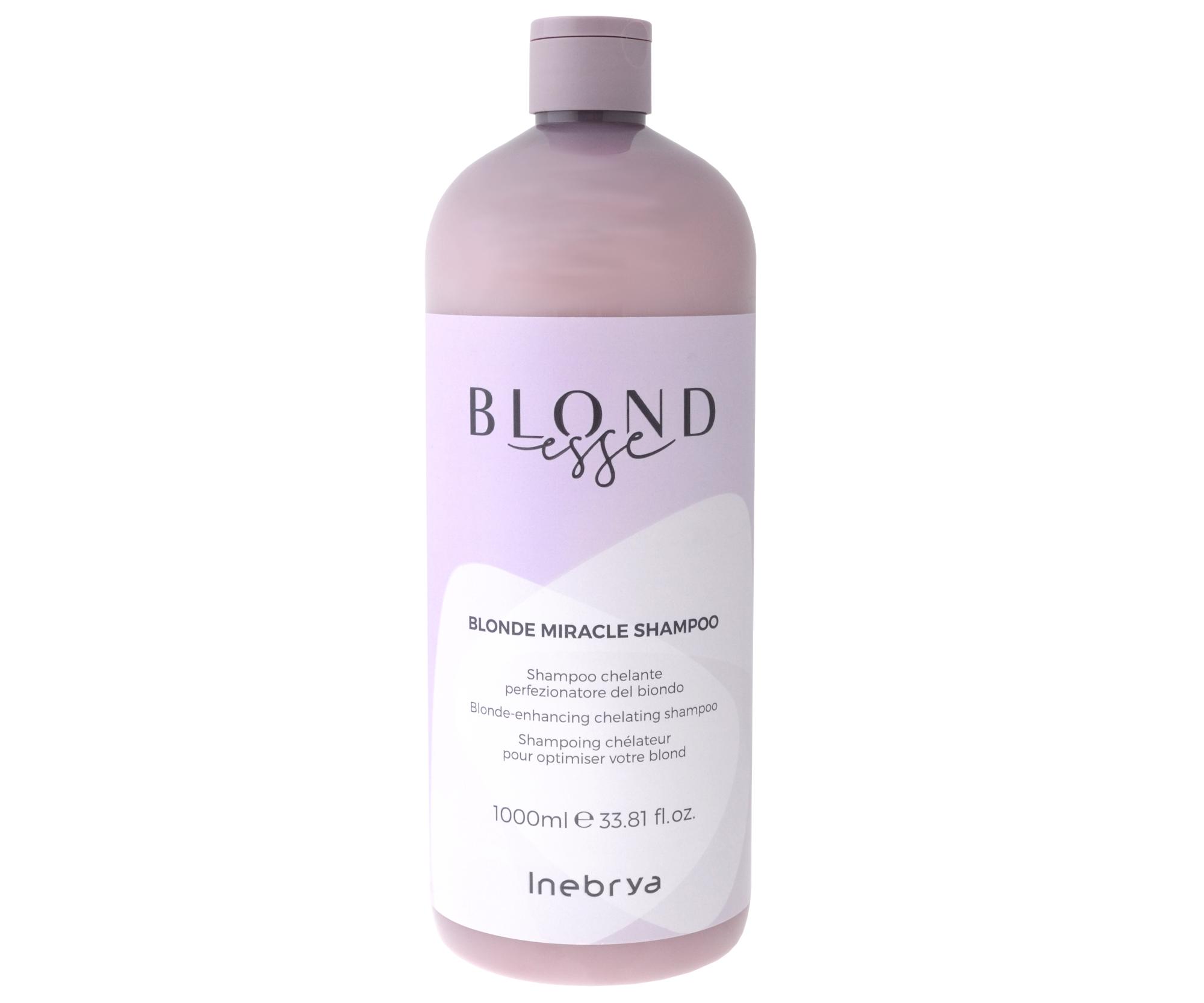 E-shop Rozjasňujúci šampón pre blond vlasy Inebrya Blondesse Blonde Miracle Shampoo -1000 ml (771026146) + darček zadarmo