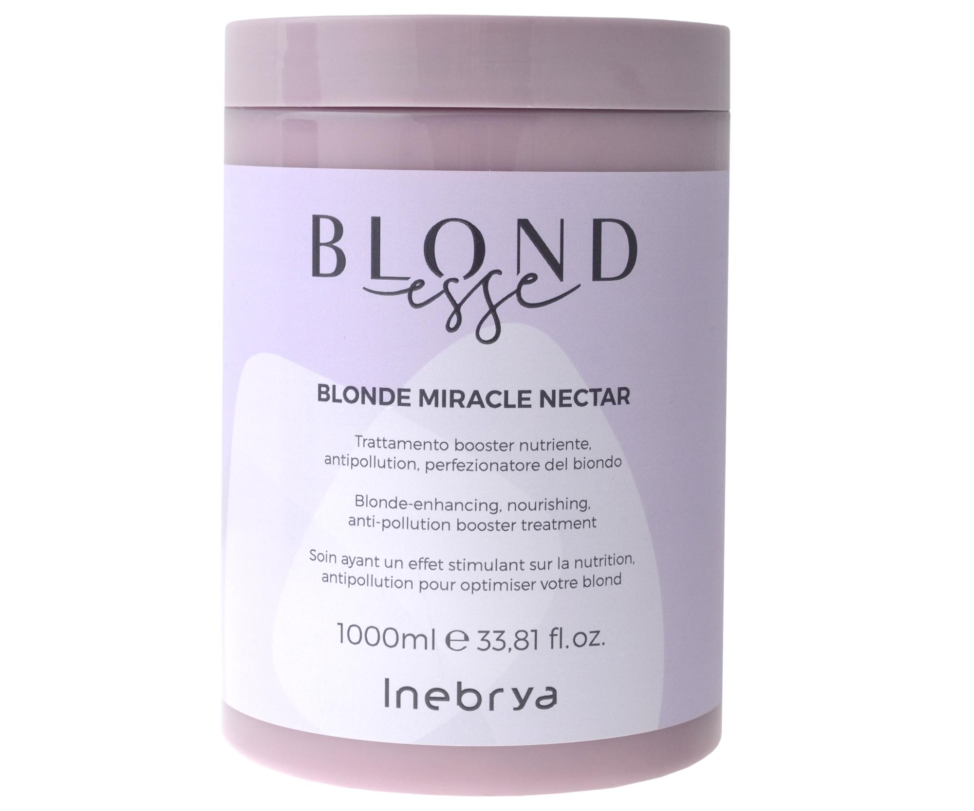 E-shop Rozjasňujúci starostlivosť pre blond vlasy Inebrya Blondesse Blonde Miracle Nectar - 1000 ml (771026148) + darček zadarmo