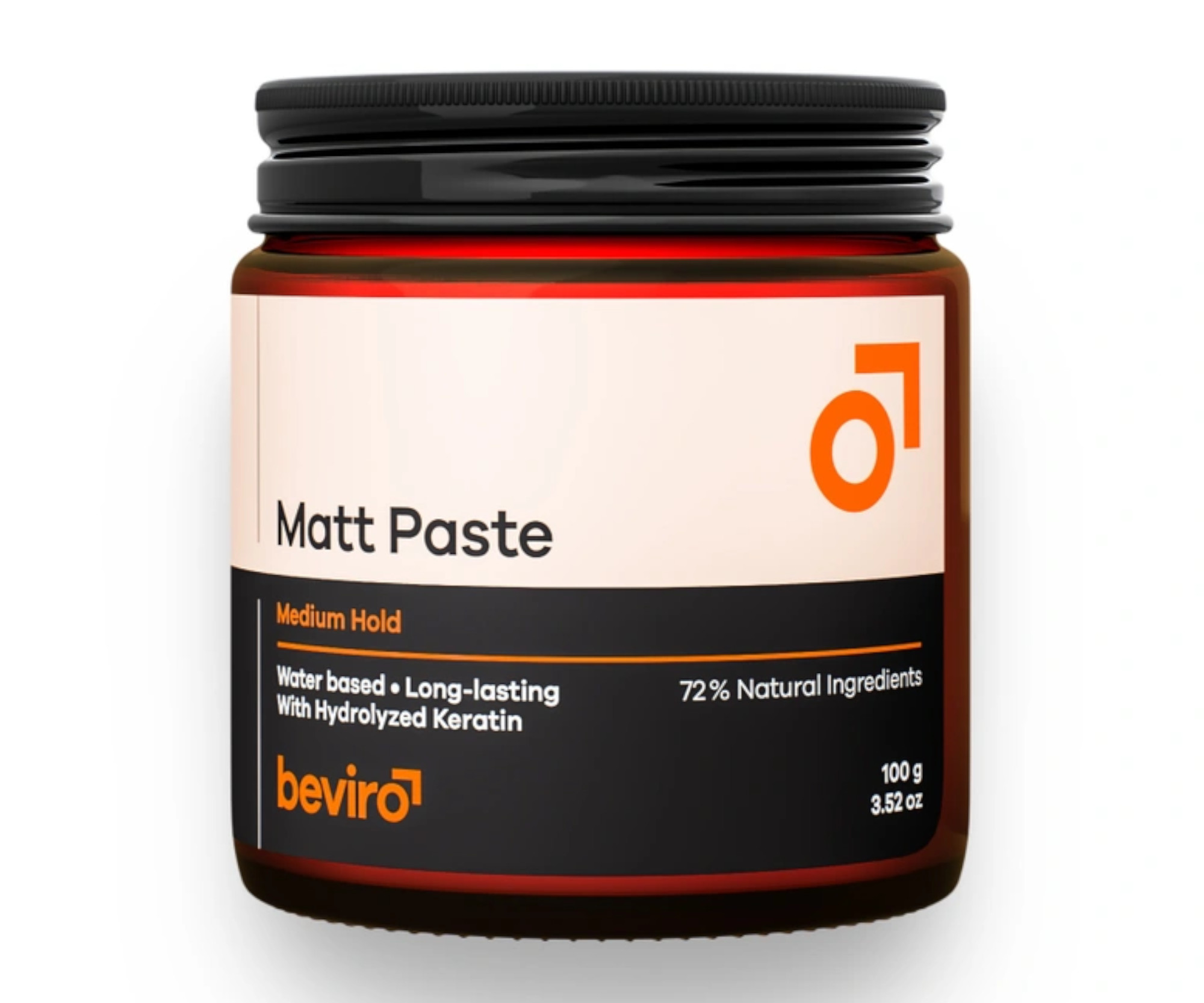 E-shop Zmatňujúci pasta na vlasy so strednou fixáciou Beviro Matt Paste Medium Hold - 100 g (BV306) + darček zadarmo