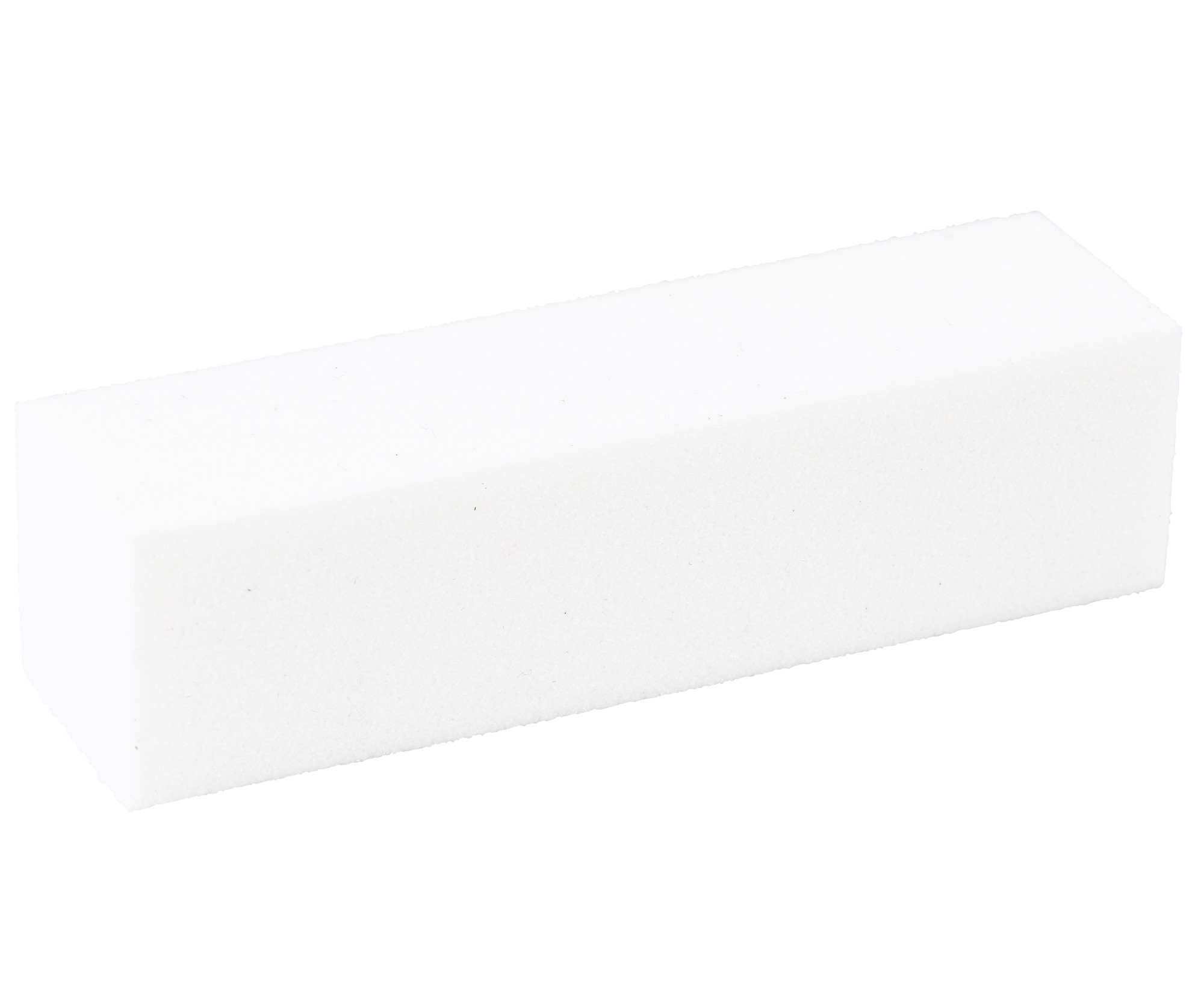 E-shop Brúsny blok na nechty Sibel - biely, 9,5 x 2,5 cm - 2 ks (0011391)