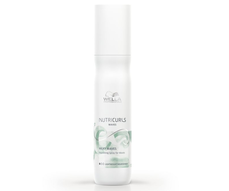 E-shop Bezoplachový sprej pre kučeravé vlasy Wella NutriCurls Milky Waves - 150 ml (99240039299) + darček zadarmo
