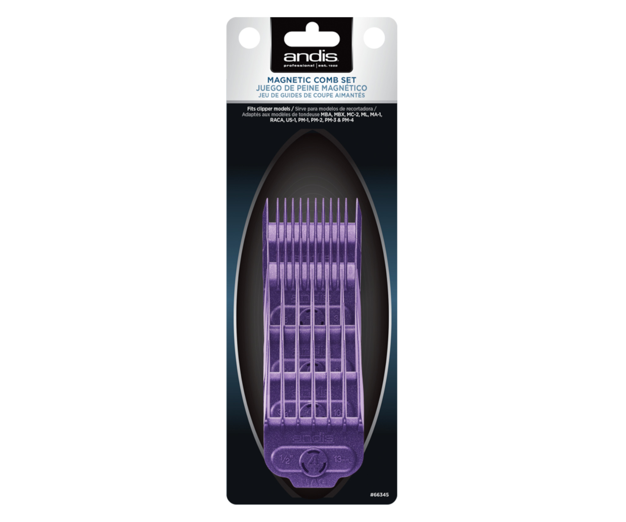 E-shop Sada magnetických nadstavcov Andis Magnetic Comb Set - 5 ks (66345) + darček zadarmo
