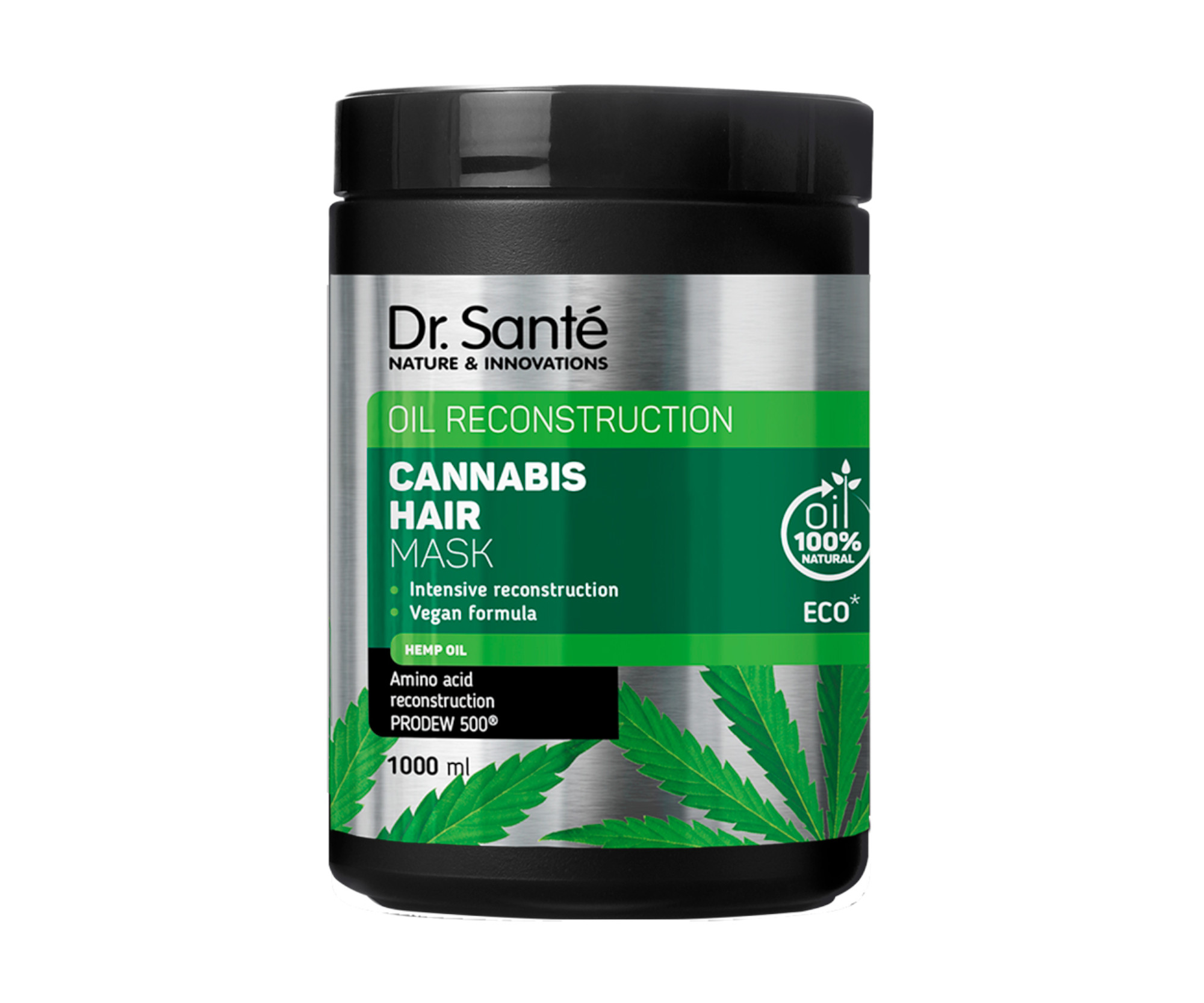 E-shop Maska pre slabé a poškodené vlasy Dr. Santé Cannabis Hair - 1000 ml + darček zadarmo