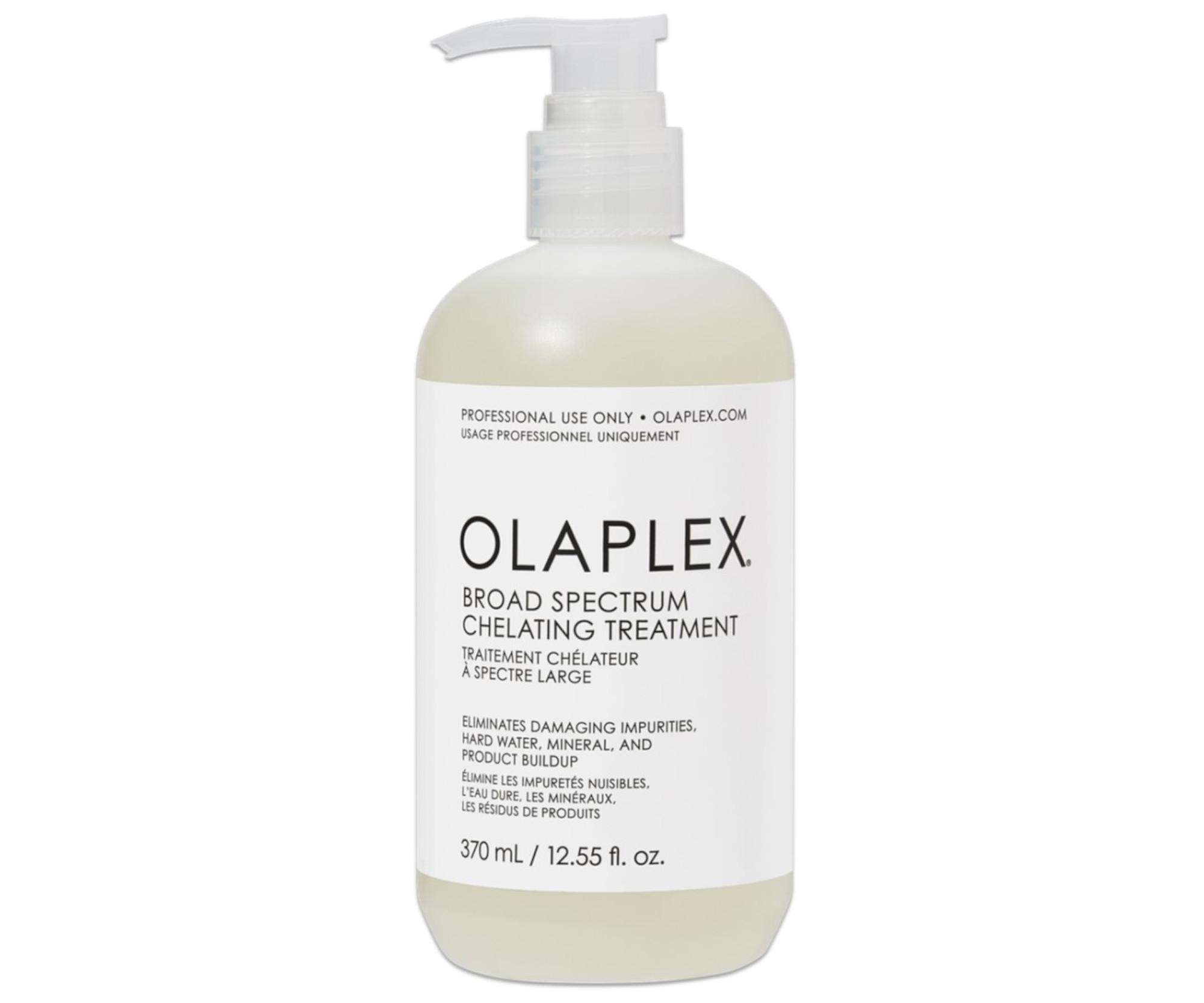 E-shop Hĺbkovo čistiaca kúra na odstránenie kovov a minerálov z vlasov Olaplex Broad Spectrum Chelating Treatment - 370 ml + darček zadarmo