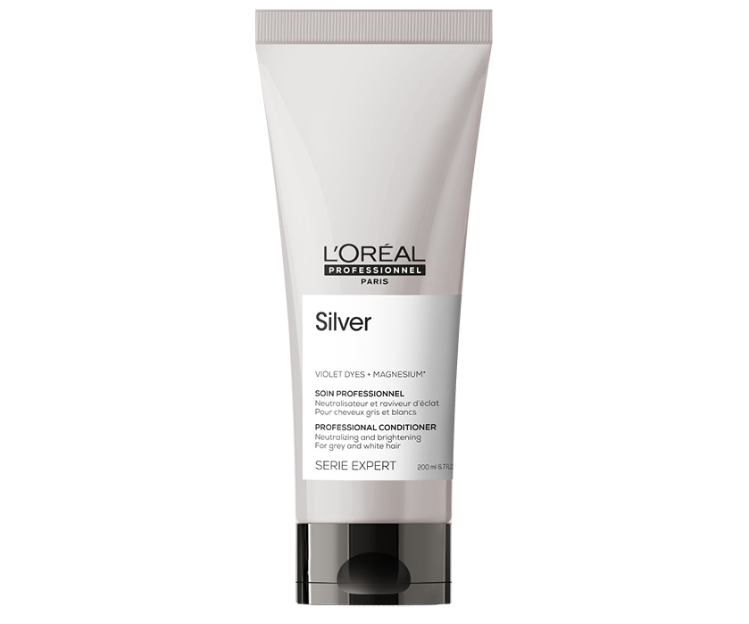 E-shop Neutralizačná starostlivosť na šedivé a biele vlasy Loréal Professionnel Serie Expert Silver - 200 m - L’Oréal Professionnel + darček zadarmo
