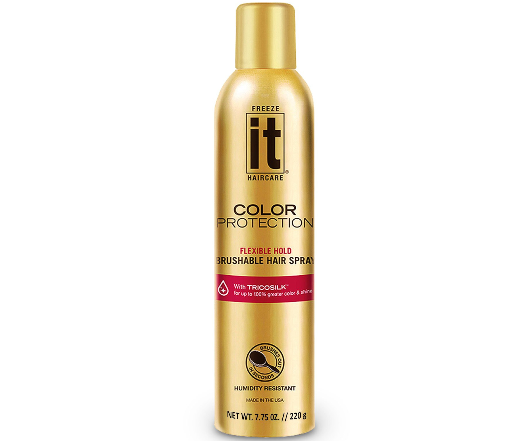 E-shop Lak pre farbené vlasy Freeze It Haircare Color Protect Flexible Hold - 220 g (03112) + darček zadarmo